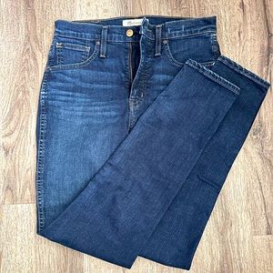 Madewell 10” High-Rise Skinny | Indigo Wash | Standard Length | Size 27